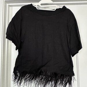 Feather Hemmed Tee